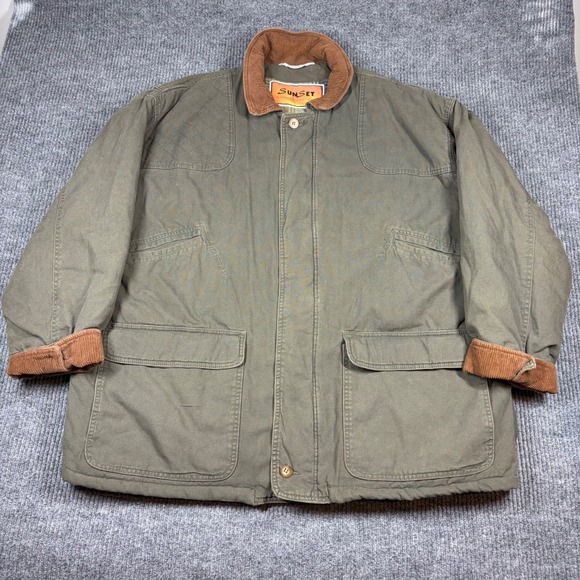 Sunset Clothing Company Jacket Men's 2XB Canvas Corduroy Chore Barn Winter - Picture 1 of 7